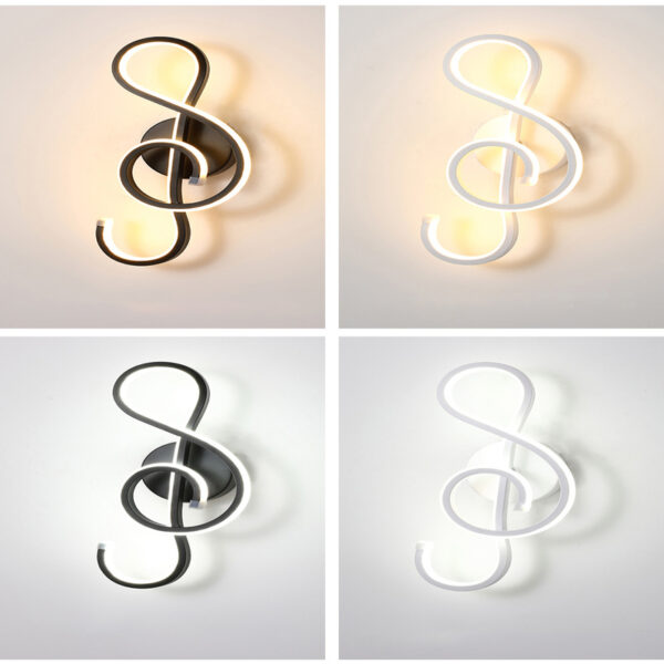 Arandela Clave de Sol em LED - Imagem 2