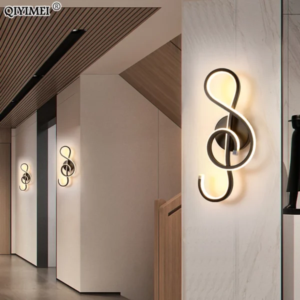 Arandela Clave de Sol em LED - Imagem 4