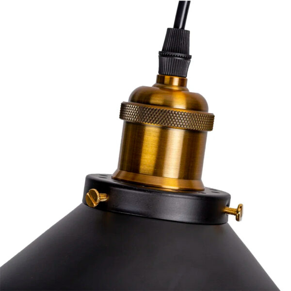 Pendente LED Vintage em Ferro | Iluminação Retrô para Ambientes Loft - Imagem 3