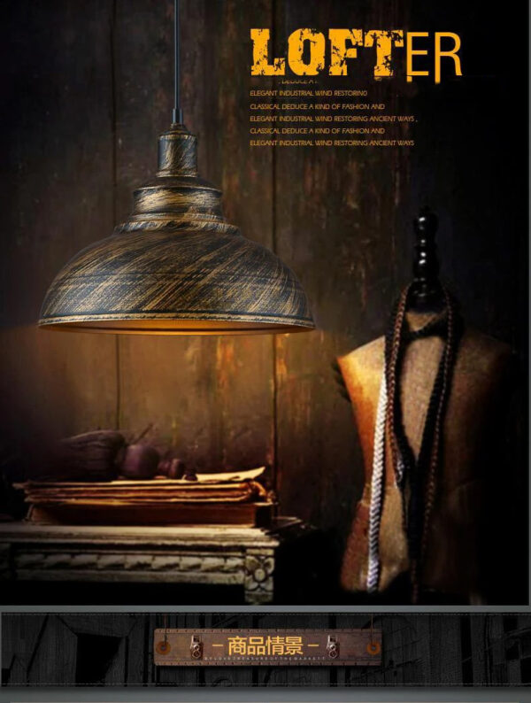 Pendente Vintage Americano Industrial - Imagem 6