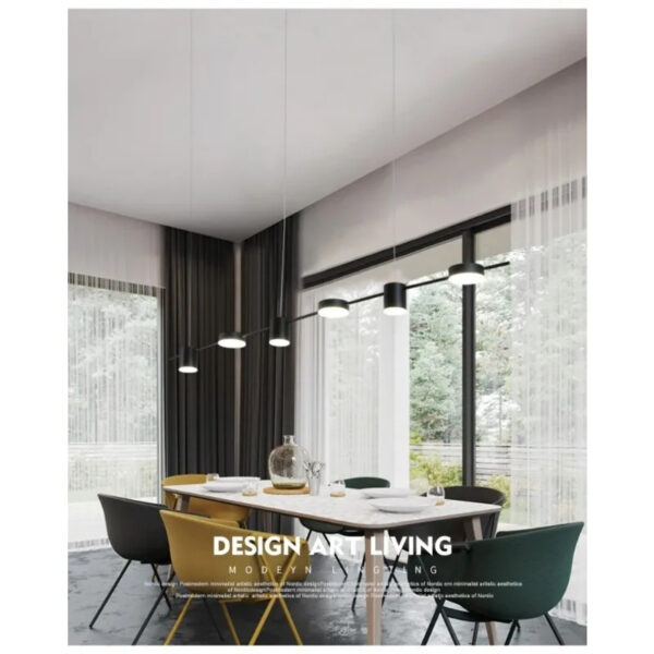 Lustre LED Moderno e Minimalista - Imagem 3