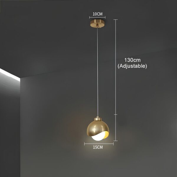 Pendente Circular Nordic Com Formas Arredondadas - Imagem 5