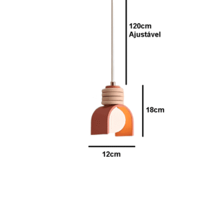 Pendente Wabi Minimalista LED
