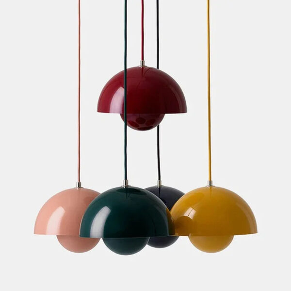 Pendente Nórdico Semicircular Interior LED - Imagem 4