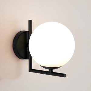 Arandela LED Com Esfera de Vidro
