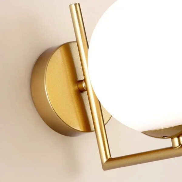 Arandela LED Com Esfera de Vidro - Imagem 5