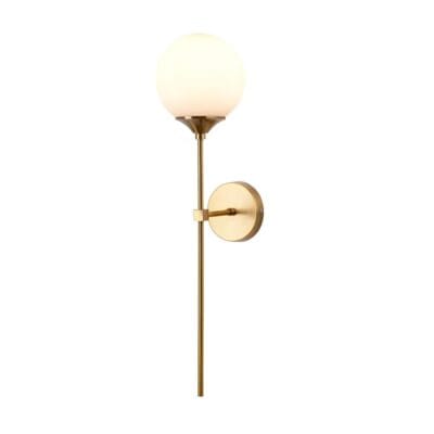 Arandela Nórdica em Vidro e Metal