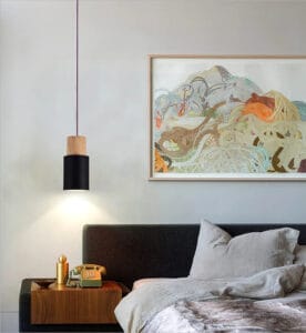 Lustre Nórdico Minimalista de Cabeceira
