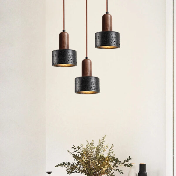 Lustre Pendente Elegante em Pedra Natural - Imagem 4
