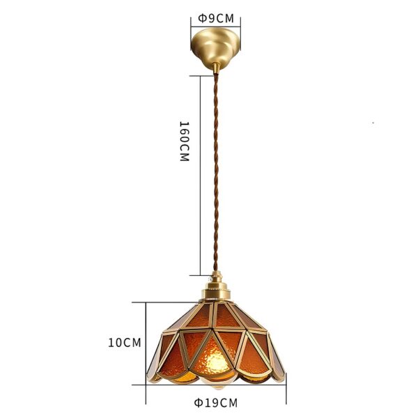 Pendente de Vidro com Cobre Nórdico - Imagem 8