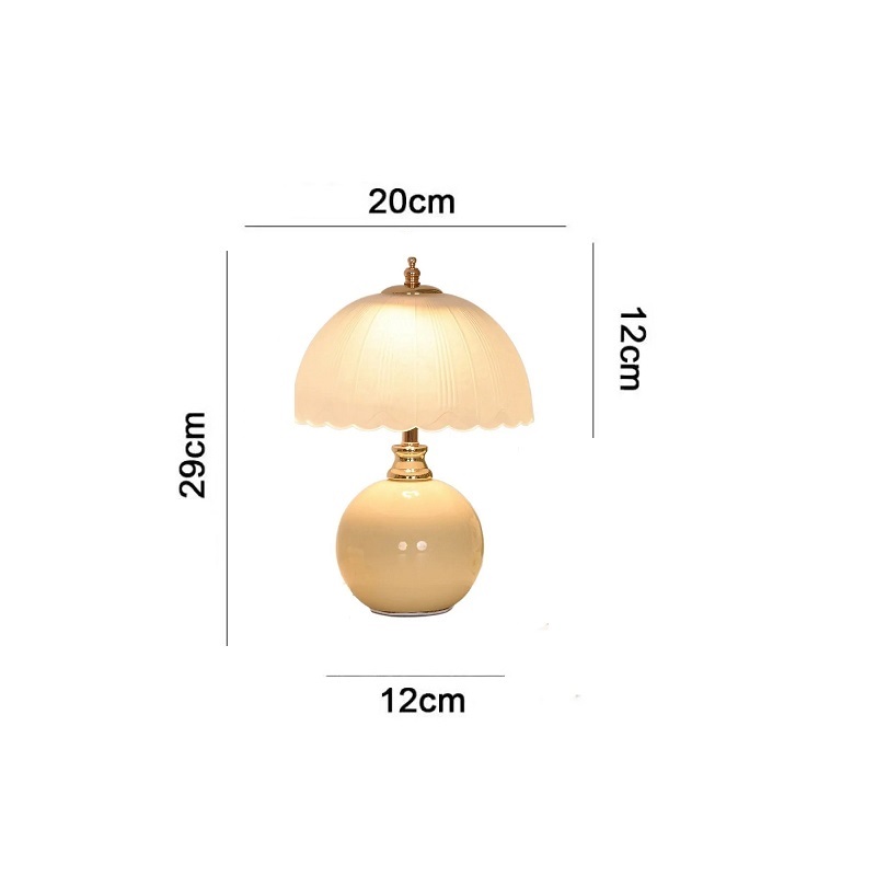 Luminária Cogumelo em Cerâmica Rosa - Imagem 6