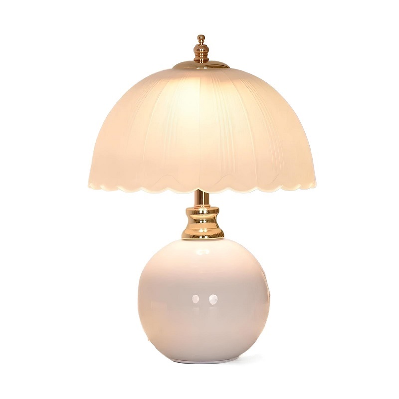 Luminária Cogumelo em Cerâmica Rosa - Imagem 3