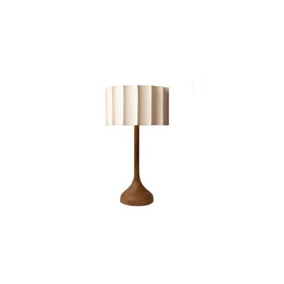 Luminária de Mesa Alta Com Base Torneada